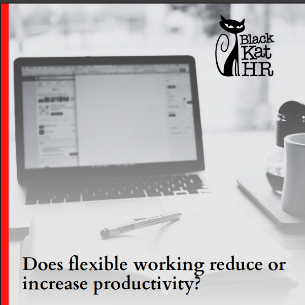 Does flexible working reduce or increase productivity?
